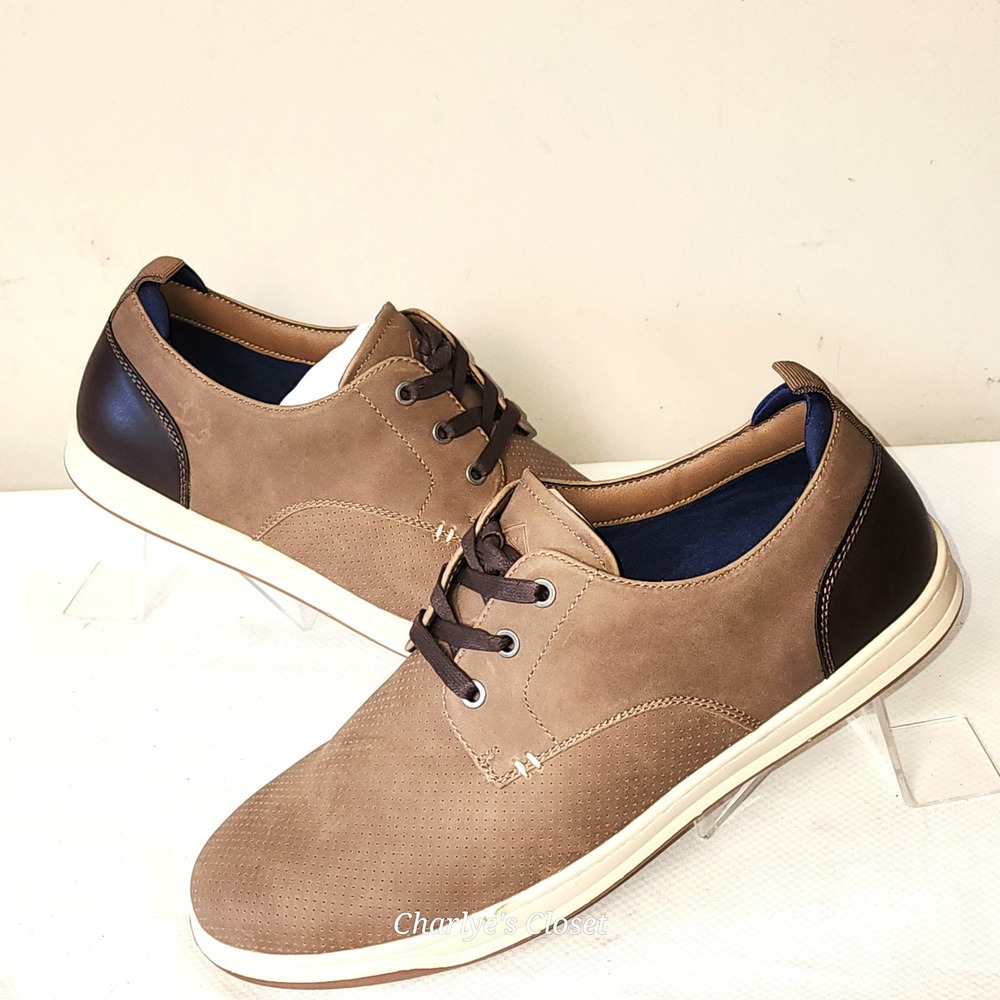 Hawker Rye Maverick Casual Oxford Sneakers 10.5 2-tone Brown StitchFix Shoes‎